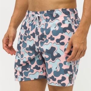 Psycho Tuna Pink Flamingo Minho Camo Board Shorts | Small